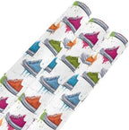 OTVEE 3 Rolls Birthday Wrapping Paper Roll - Colorful Sneakers Design Gift Wrapping Paper for Christmas, Bridal, Holiday, Party, Baby Shower - 58 x 22.8 inch - Image 6