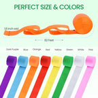 120 Rolls Crepe Paper Streamers Roll 8 Colors Rainbow Party Decoration Streamers for Birthday Party Wedding Ceremony Baby Shower DIY Crafts - Image 2