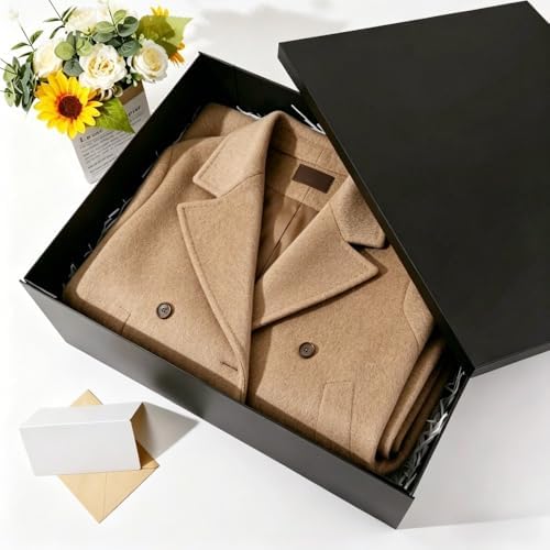 UoeRing Black Extra Large Gift Box 1Pcs 22x17x9 inch,luxury Gift Box with Lid for Presents Birthday Christmas Valentine's Day (Contain Pull Bows,Card,Envelope,Filler) - Image 4