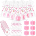 48 Sets Fall Pumpkin Baby Shower Soap Favors Bulk, Pink by Leelosp