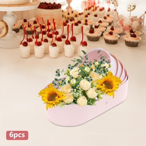 6PC Cradle Gift Box, Cardboard Baby Shower Favor Boxes, Bassinet Shaped Treat Boxes for Candy, Small Gifts, Birthday Party, Wedding and Celebration Decorations - Image 6