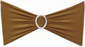 Spandex Chair Sashes, Light Brown, Pack of 50 by SINSSOWL