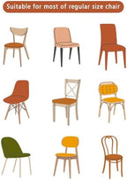 Cherry Blossom Chair Back Covers for Dining Chairs 6 Pack, Harmony Crane Red Moon Paper Fan Washable Removable Chair Slipcover Back Chairs Protector for Wedding Baby Shower Party - Image 7