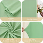 Sage Green Arch Backdrop Cover 7.2ft 6.6ft 6ft Arch Cover Set of 3 Arch Covers Stretchy Backdrop for Wedding Party Baby Shower Birthday Photography Spandex Arch Stand Covers Backdrop Curtains Decor - Image 5