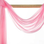 Pack of 40 Yard Chiffon Drapery Fabric, 60" Wide, Multiuse - Coral - Image 6