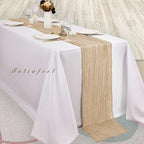 Sand 20 Pack 10FT Cheesecloth Table Runner 20 x 120 Inch Long Rustic Gauze Cheese Cloth Table Runner for Wedding Bridal Baby Shower Table Decorations Boho Fabric Sheer Birthday Party Table Decor - Image 4