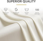 Spandex Tablecloth 6FT Rectangle Table Cover 4 Pack Beige Wrinkle-Free - Image 4