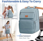 Baby Shower Gifts Diaper Bag Backpack - Large Capacity Baby Bag Backpack, Wide Opening & Easy Access Stylish Baby Diaper Bag - Waterproof, Durable, Travel-Friendly Organizer w/ Foldable Changing Pad - Image 6