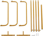 Wedding Sign Stand, 4.9FT Height Gold Metalic Welcome Sign Stand, Gold Easel Stand for Sign, Seating Chart Frame for Party, Wedding Sign Holder Ceremony Decorations, Load 13.23Lbs (4.9FT) - Image 3