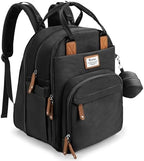 RUVALINO Baby Diaper Bag Backpack with Changing Pad, Waterproof, XL Black by RUVALINO