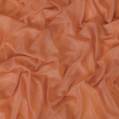 Pack of 40 Yard Chiffon Drapery Fabric, 60" Wide, Multiuse - Coral Peach - Image 5