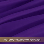 sancua Purple Tablecloths Rectangle, 8 Pack Table Cloth for 8 Foot Tables - Image 6