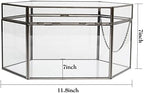 Hanna Roberts Card and Gift Holder Glass Cards Box for Weddings, Birthdays, Graduations, Baby and Bridal Showers (Black, Full Opening) - Image 3