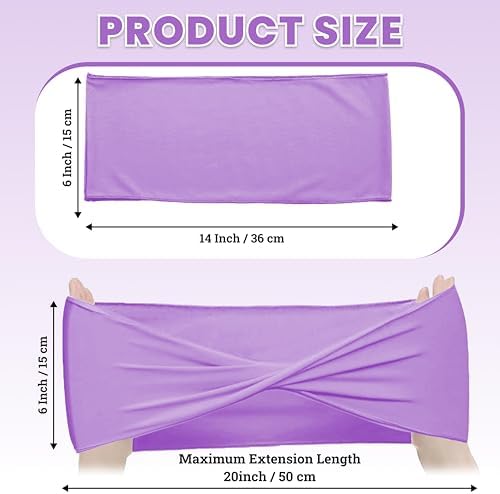 MDS Pack of 50 Spandex Chair Sashes Without Slider Buckles – Lavender - Image 2