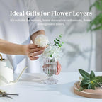 Glasseam Compote Flower Vases, 6Pcs Small Pedestal Vases for Centerpieces - Image 6
