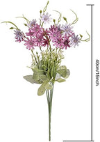 Artificial Flowers Wildflowers Silk Daisy Spring Fake Daisies Decoration Summer UV Resistant Colorful Mixed Bundles Faux Greenery Outdoor Plant Stem Filler for Home Decor Indoor Floral Arrangements - Image 3