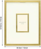 80-Heart Brass tone Wedding Guest Book Alternative Frame - Image 6