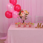 SoarDream Pink Sequin Tablecloth 90"x156" Baby Shower Glitter Table Cloth - Image 4