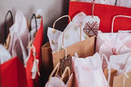 Eupako 10x5x13 Brown Paper Bags 100 Pack, Kraft Gift Bags with Handles - Image 6