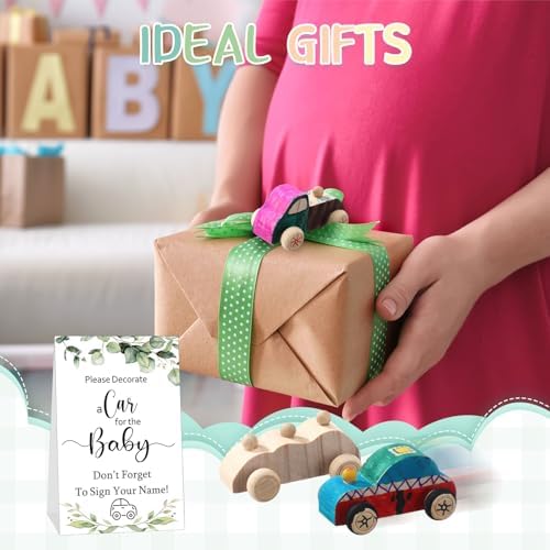 WinnerWhy Baby Shower Games Decorate a Car Craft Kit, Leaf - Image 5