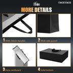 YACEYACE Black Gift Bags Bulk, 20 Pack Black Gift Bags with Handles - Image 4