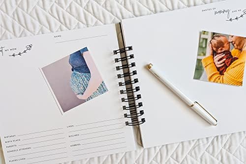 Single Mom Baby Memory Book: Minimalist, A Black and White, Simple Photo Journal and Album First Year Memory Book Gender Neutral (Up to Year 5) - Image 5