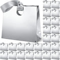 Feifeiya 30 Pcs Medium Silver Gift Bags with Ribbon Handle by Feifeiya