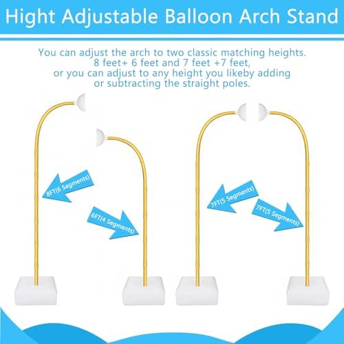 Balloon Arch Kit for Wedding Decoration 8.2FT & 6FT - Image 2