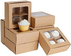 24-Ct Kraft Treat Boxes, 6x6x2.4in, Window & Dividers - Image 4