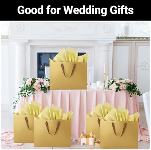 EUSOAR Paper Bags with Handle, 25pcs 16"x6"x12" Thank You Gift Wrap Bags Handles Bulk, Merchandise Retail Wrapping Paper Bags for Business, Craft Grocery, Boutique, Party Favor, Wedding - Image 6