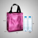 BLEWINDZ 100 Medium Reusable Gift Bags with Handles - Ideal Party Favors & Shopping Bags (10 Colors) - Image 5