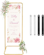 Wedding Welcome Sign Easel Metal Poster Holder Vendor Display Stand by IKULE