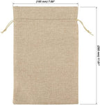 MOUYAT 30 PCS 8 x 12 Inch Burlap Bags with Drawstring, Reusable Burlap Drawstring Gift Bags, Party Favor Sacks Bulk for Wedding Party Christmas Birthday Presents Snacks Jewelry Kitchen Storage - Image 2