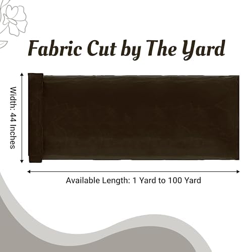 55 Yard Organza Fabric 44" Wide for Wedding Event Décor - Coffee - Image 2