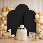 Black Arch Cover 7.2ft 6.6ft 6ft Spandex Arch Backdrop Cover Set of 3 - Image 2