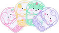 QQ Studio 50 Animal Boba Cup Design Goodie Bags Clear Window Plastic Resealable Zipper Seal Lock Packaging Food Storage Pouch Party Favor Birthday Bags with Top Handle by QQStudio