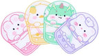 QQ Studio 50 Animal Boba Cup Design Goodie Bags Clear Window Plastic Resealable Zipper Seal Lock Packaging Food Storage Pouch Party Favor Birthday Bags with Top Handle by QQStudio