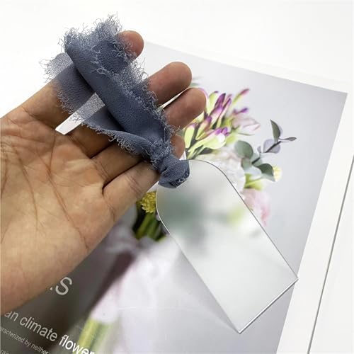 50Pcs Acrylic Place Cards for Wedding Seating Blank DIY Hanging Signs by Unknown