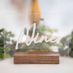 24 Pcs White Acrylic Cursive Wedding Table Numbers 1-24 - Image 6