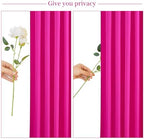 8 Panels Hot Pink Backdrop Curtain for Parties Fuchsia Wrinkle Free 40ft x 10ft Backdrop Drapes Panels for Baby Shower Birthday Photo Photography Polyester Fabric Background Decoration - Image 7
