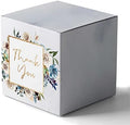 Paper Box - Mini Favor Box For Baby Shower 4x4x4 Inches Paper Gift Boxes, Candy Paper Box For Party Favors, Baby Shower Floral, Girl Theme- Pack Of 20 by Inkdotpot