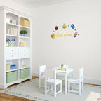 Oliver's Labels Premium Name Wall Decals - Matte Finish Personalized Wall Art for Kids' Rooms & Nurseries (Nature) - Image 2