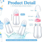 Roowest Bottle Chug Baby Shower Games Favors, Pink, Blue, Little Cutie - Image 3