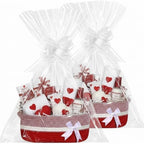 Colingmill 2 Pack 12''x8''x5'' Woven Gift Basket Empty,Red by Colingmill