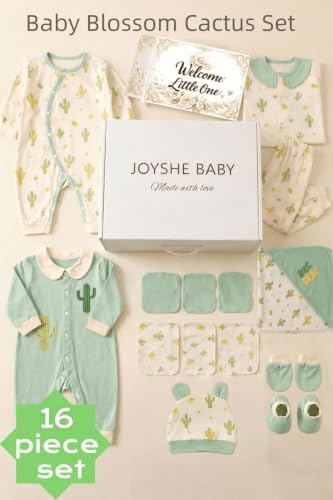 Newborn Gift Set, 18-Piece Newbron Boy Clothes Layette Set, 6-9 M - Image 2