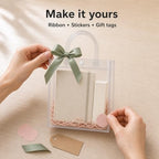 Dobafun Clear Gift Bags with Handles, 55 PCS Clear Goodie Bags with Ribbon - Image 4