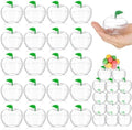 Nitial 60 Pcs Rosh Hashanah Plastic Apple Container Candy Boxes, Clear by Nitial