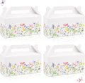 50 PCS Wild Flower Gift Boxes, Spring Party Favor Treat Birthday Candy Box by Unknown