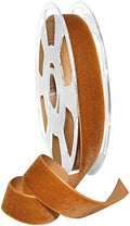 Morex Ribbon Nylon, 7/8 inch by 11 Yards, Copper, Item 01225/10-447 Nylvalour Velvet Ribbon, 7/8" x 11 yd, by MorexRibbon