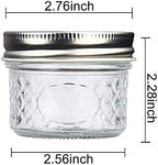 Accguan Mini Mason Canning Jars,4 oz Glass Jars with Regular Lids 40Pcs - Image 2